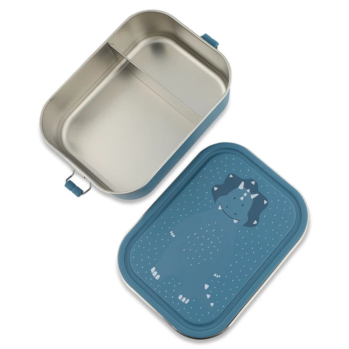 Edelstahl Znünibox mit Unterteilung Trixie Triceratops