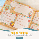 Freundebuch für Kinder in der Schule - Superheld
