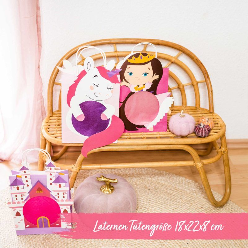 Kinderlaternen zum selber basteln - Prinzessin