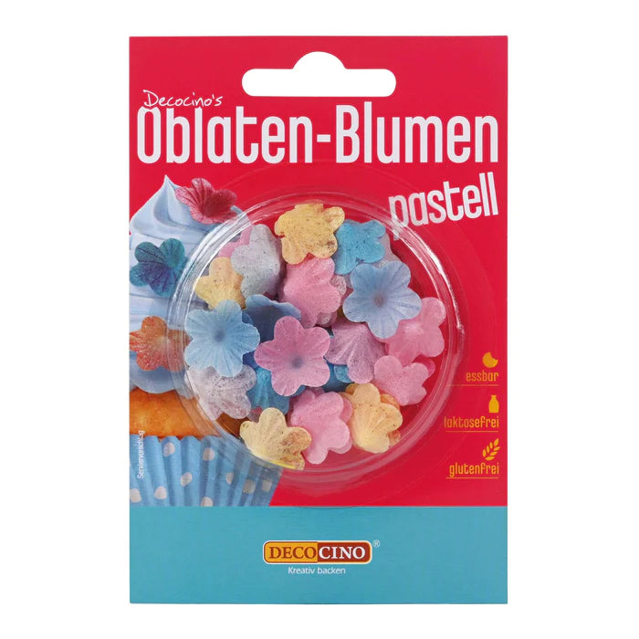 Oblaten Blumen Pastell 2g