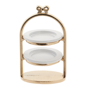Wichtelzubehör Etagere Gold