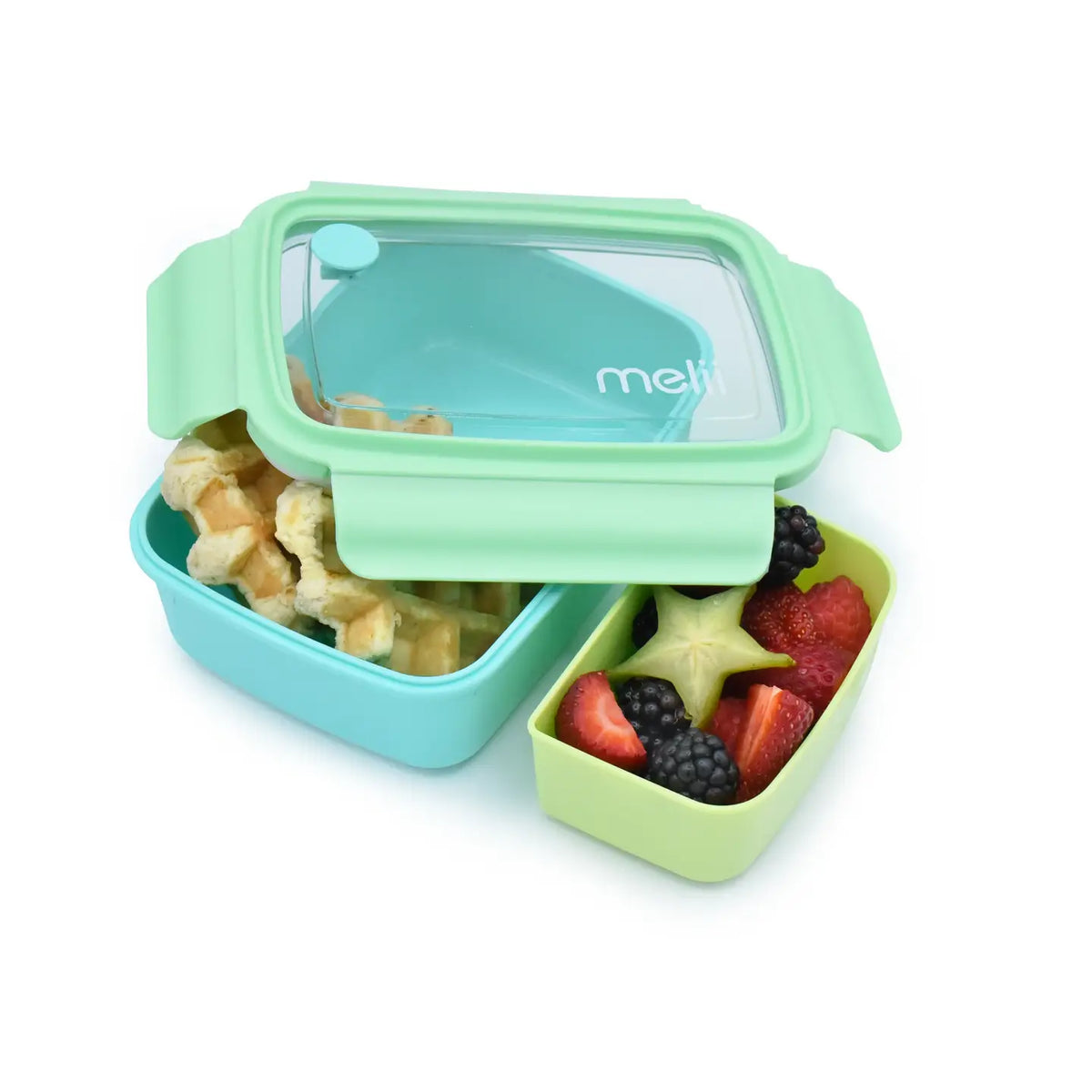 Znünibox Bentobox mit Trennschale Melii 800ml Türkis