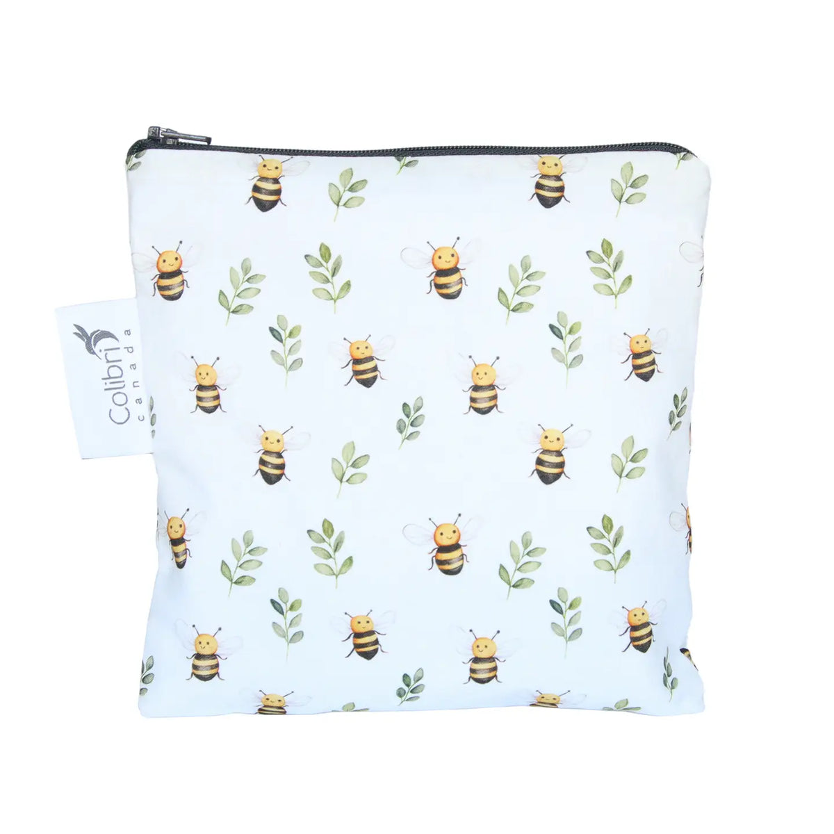 Lunchbag Colibri Biene Weiss