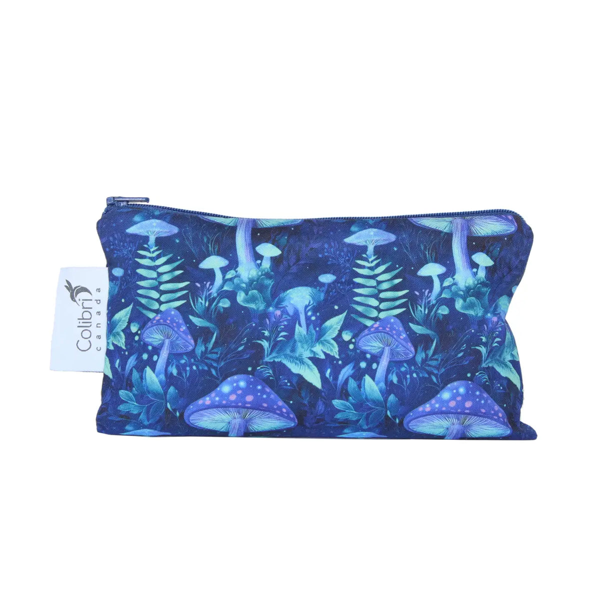 Etui und Lunchbag Colibri Pilz Blau