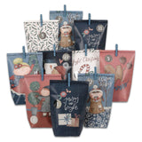 Adventskalender Eiskunst Blau