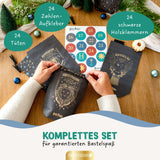 Adventskalender Harry Potter Schwarz Gold