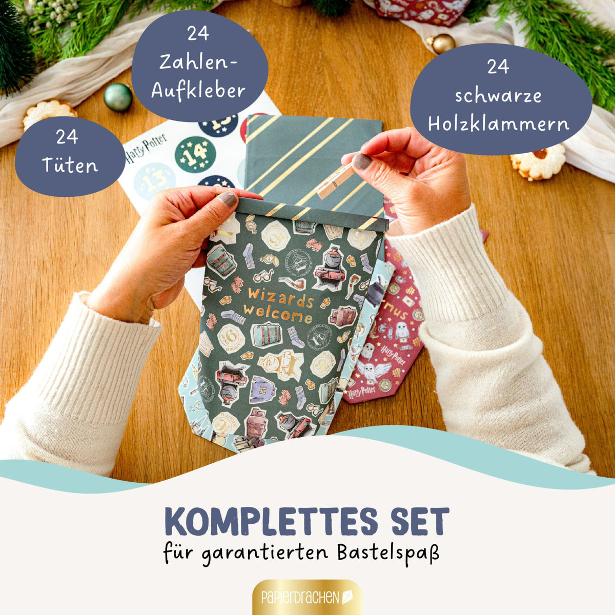 Adventskalender Harry Potter Bunt