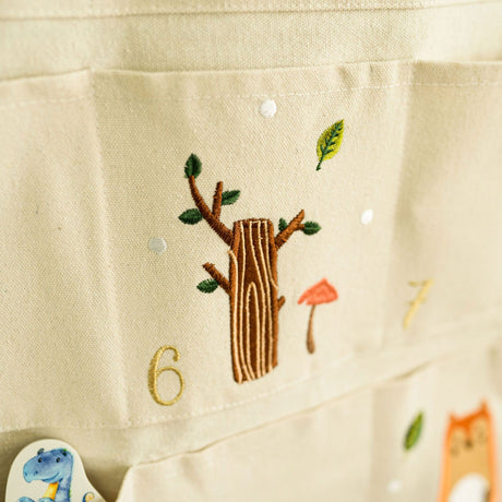 Adventskalender Wandteppich Waldtiere