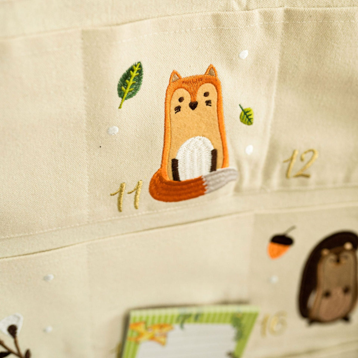 Adventskalender Wandteppich Waldtiere