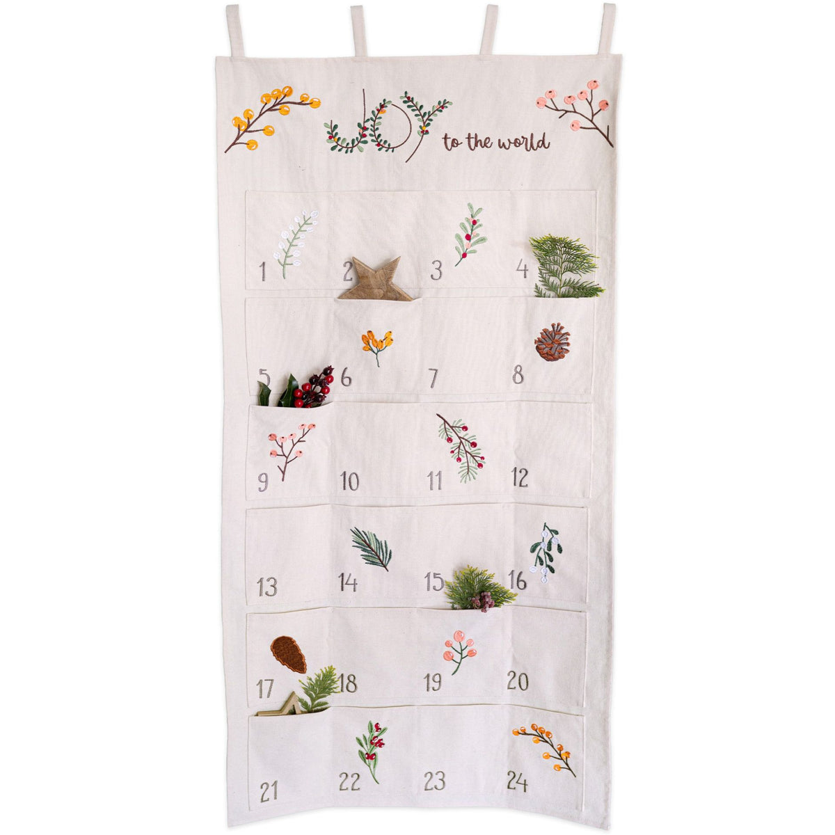 Adventskalender Wandteppich Joy