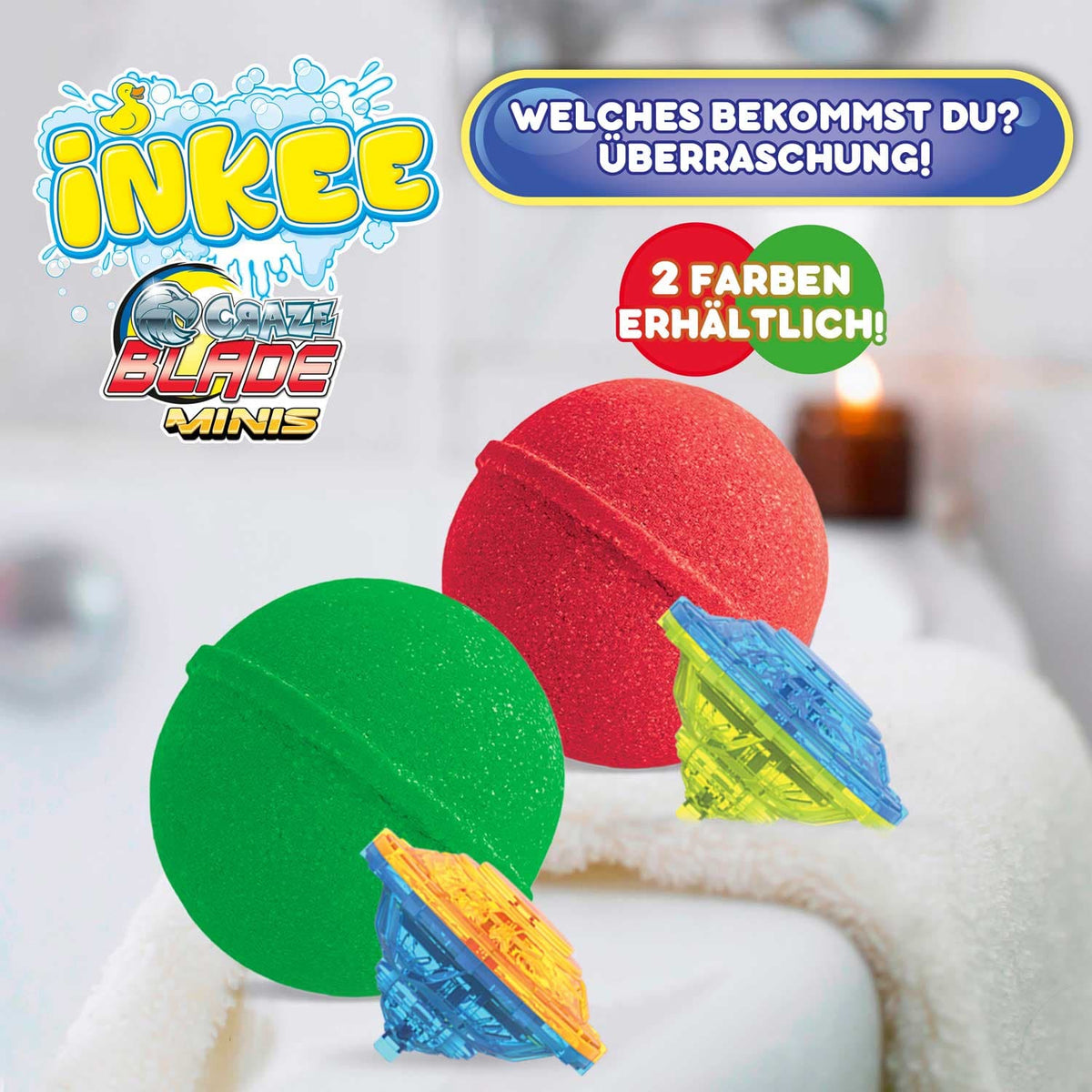 CRAZE Überraschungsbadekugel Blade