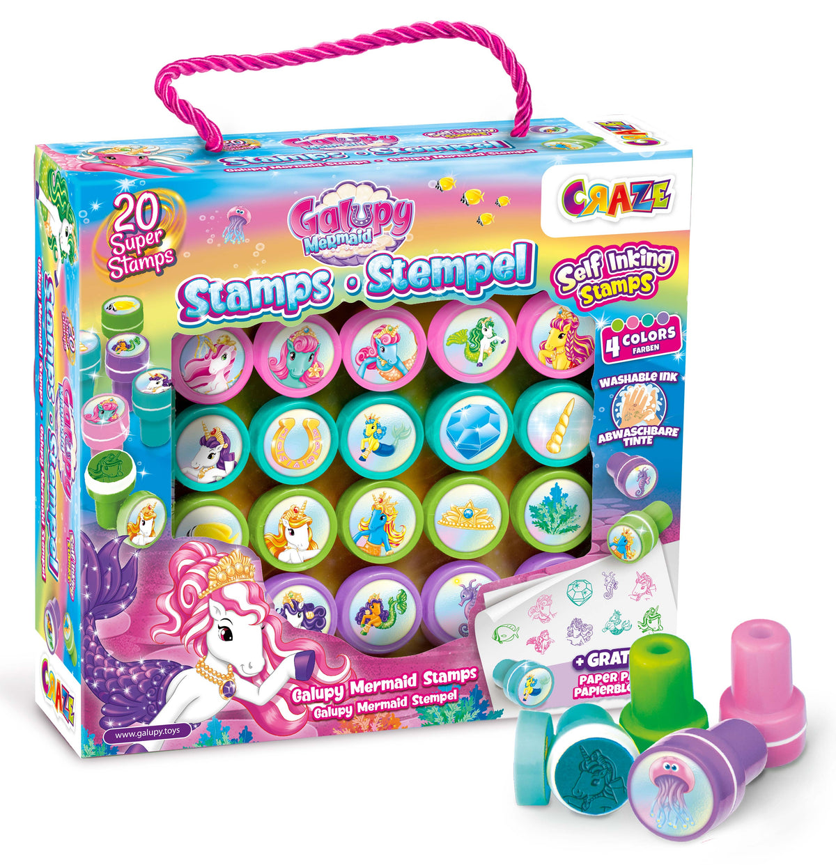 Stempelset 20er Set Galuppy Mermaid