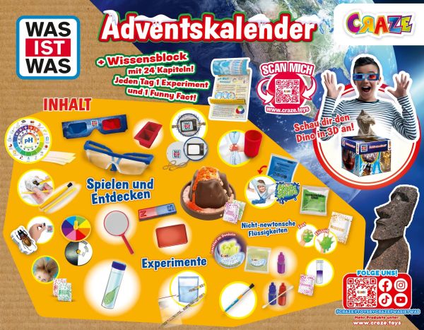 CRAZE Adventskalender Was ist Was