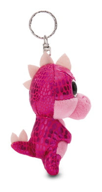 Schlüsselanhänger Plüsch Glubschi Drache Pink
