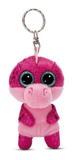 Schlüsselanhänger Plüsch Glubschi Drache Pink