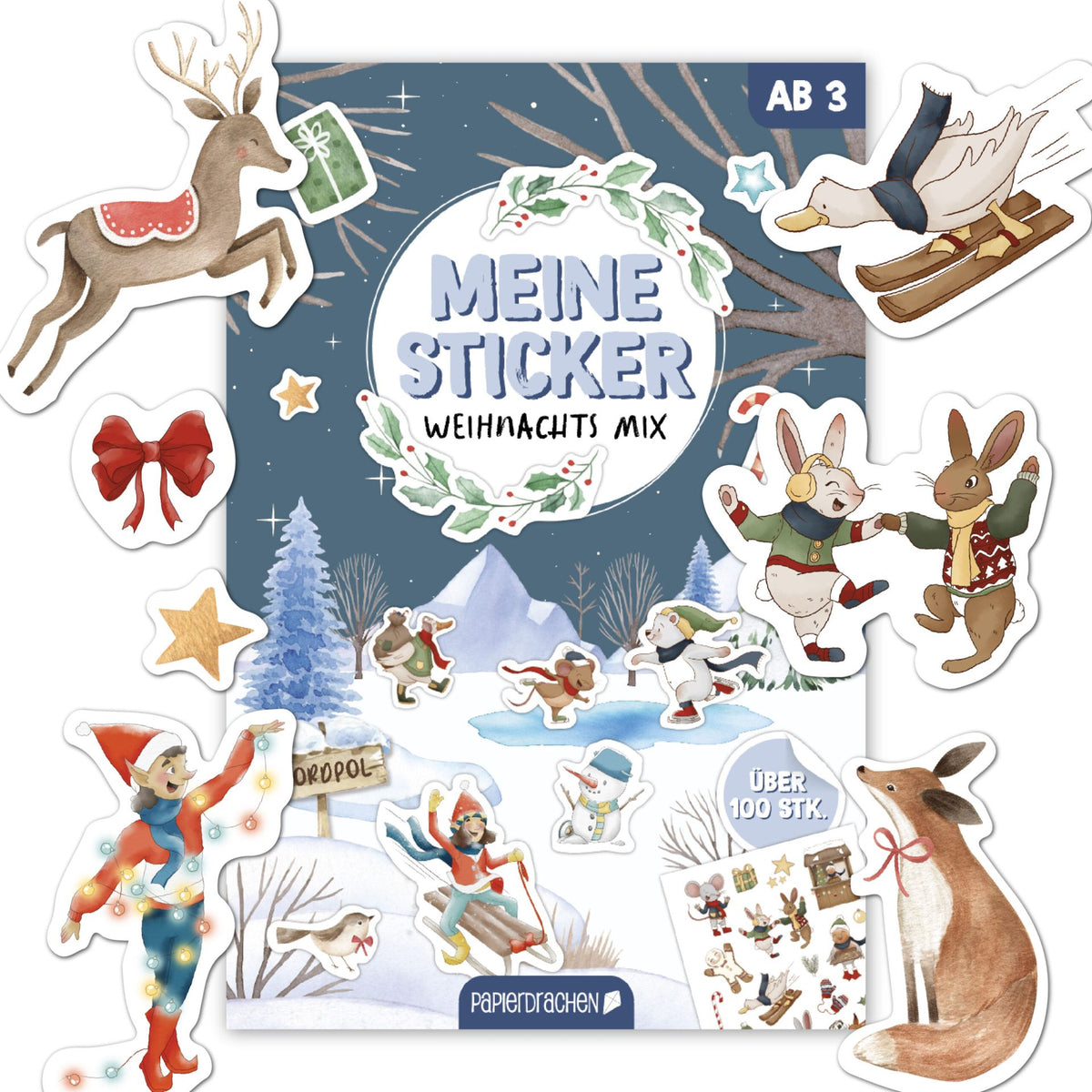 Stickerblock Weihnachten