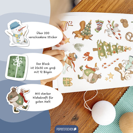 Stickerblock Weihnachten