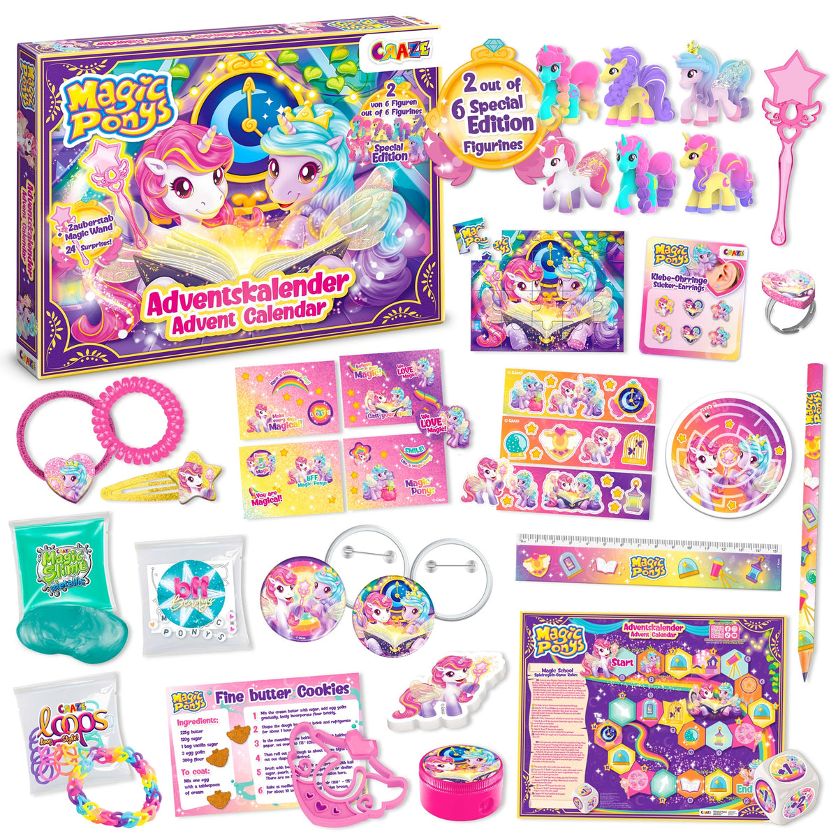 CRAZE Adventskalender Magic Ponys