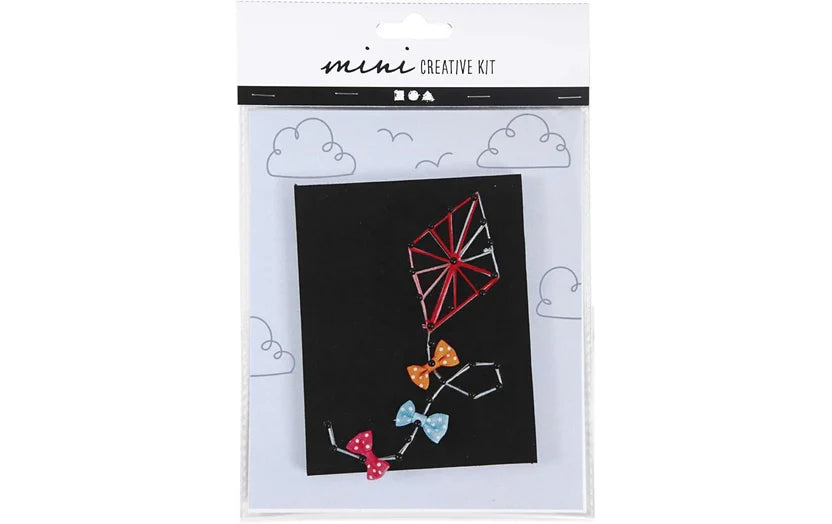 Bastelset Mini String-Art Drache