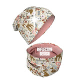 Kinder Beanie Mütze & Loop Schal Reflektierend Waldtiere