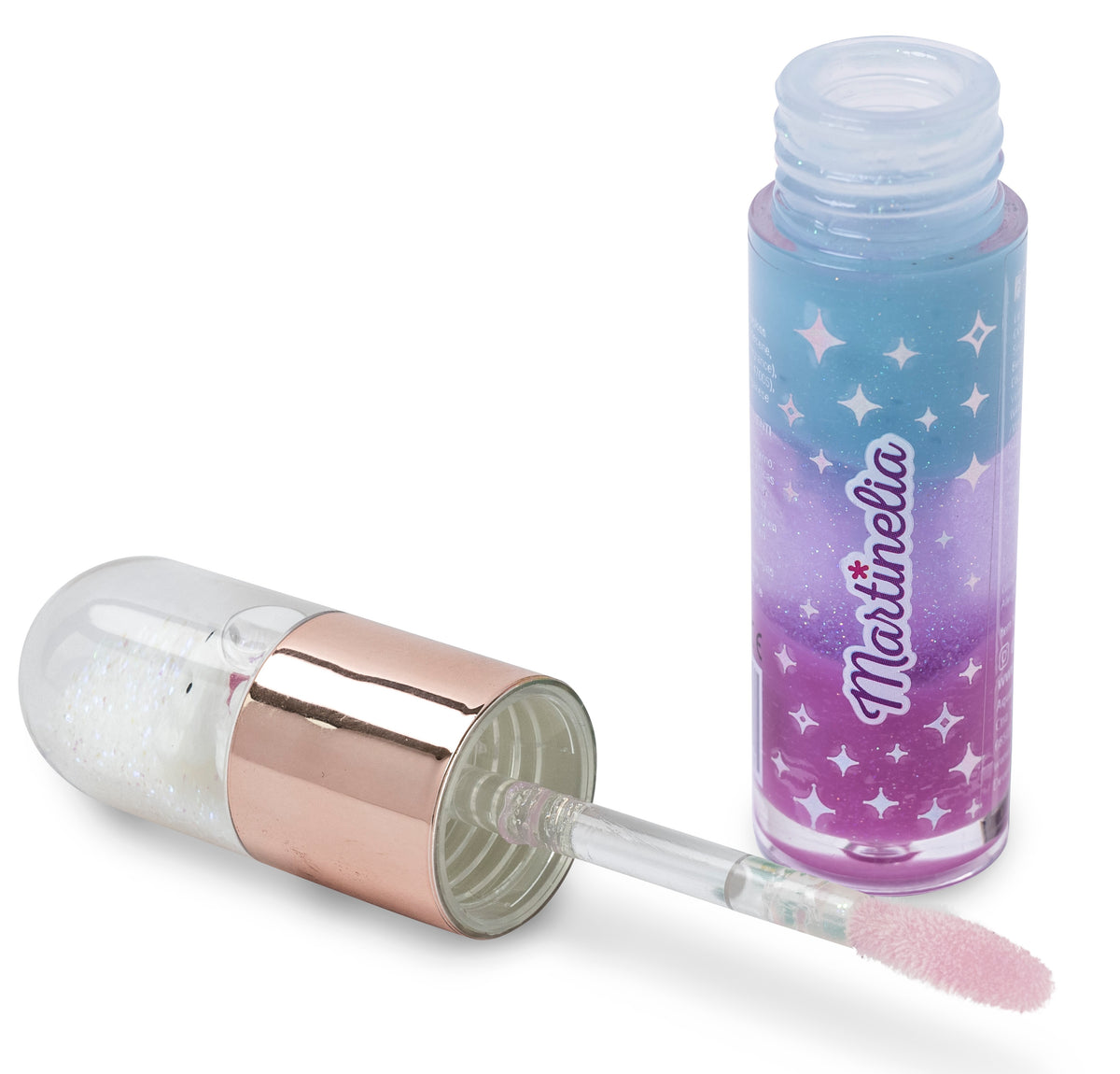 Lip Gloss mit Glitzer Schneekugel Bär assortiert