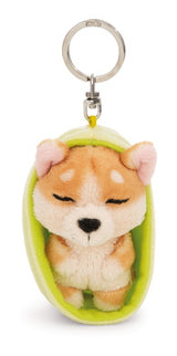 Schlüsselanhänger Plüsch Sleeping Pets Hund Welsh Corgi