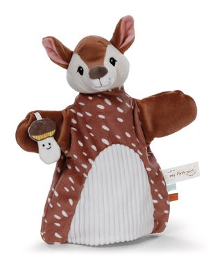 Schmusetuch Handpuppe Rehkitz