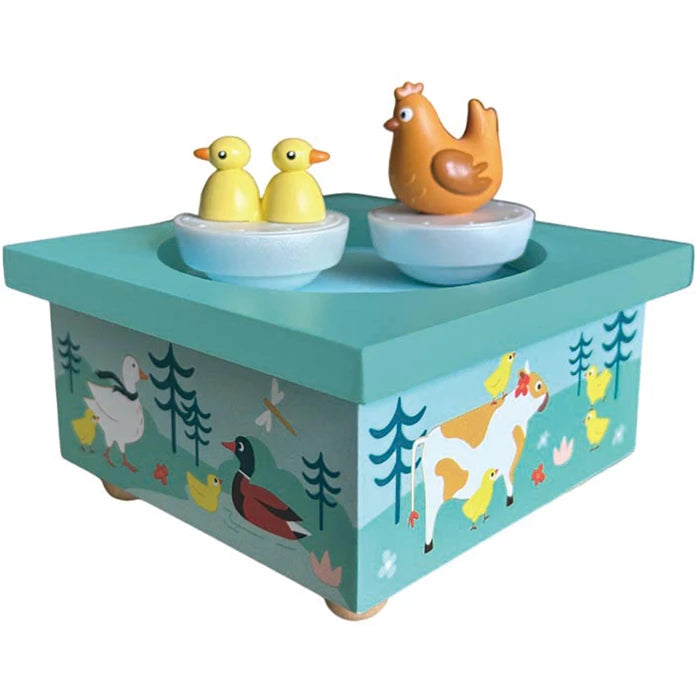 Musikdose und Spieluhr Huhn & Küken