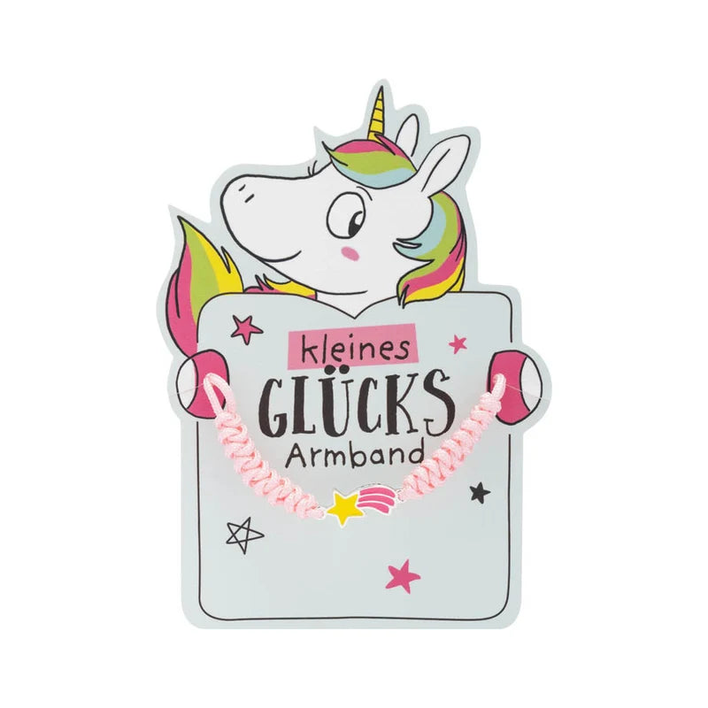 Armband mit Glücksbringer - Einhorn Stern