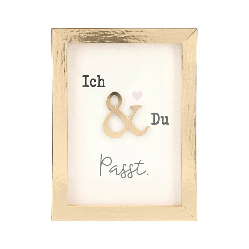 Bilderrahmen mittel - Du & Ich passt