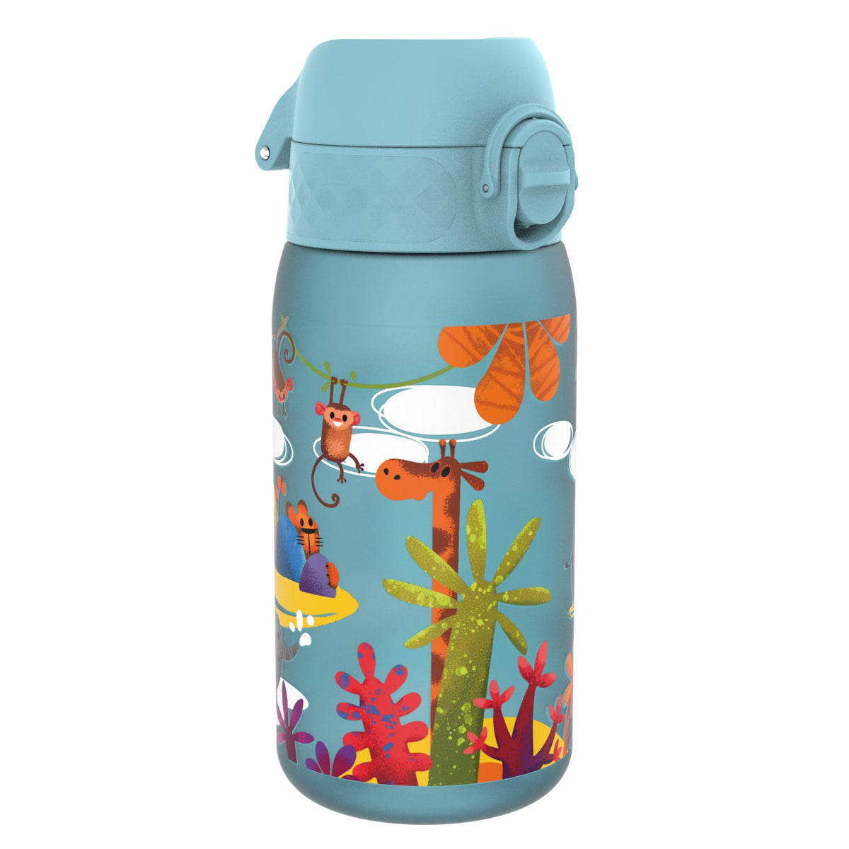 Kinder Trinkflasche Ion8 400ml mit Motiv Safari