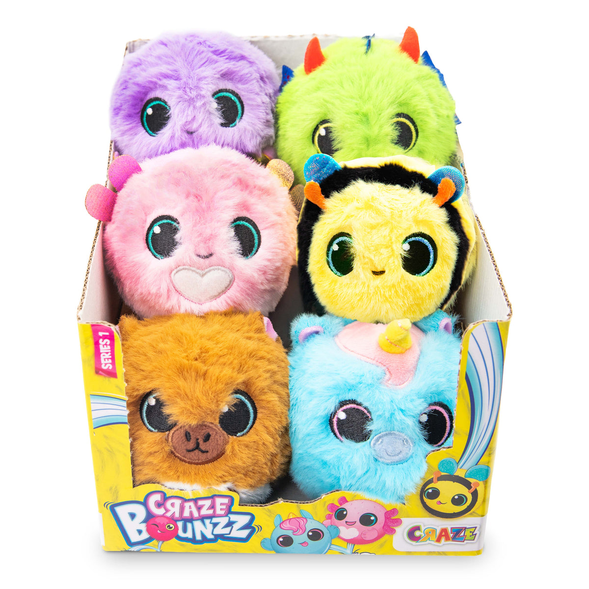 CRAZE Bounzz Plüschbälle assortiert
