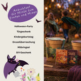 Blumenbecher Halloween Kürbis