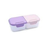 Znünibox Snackbehälter mit 2 Unterteilungen Lila