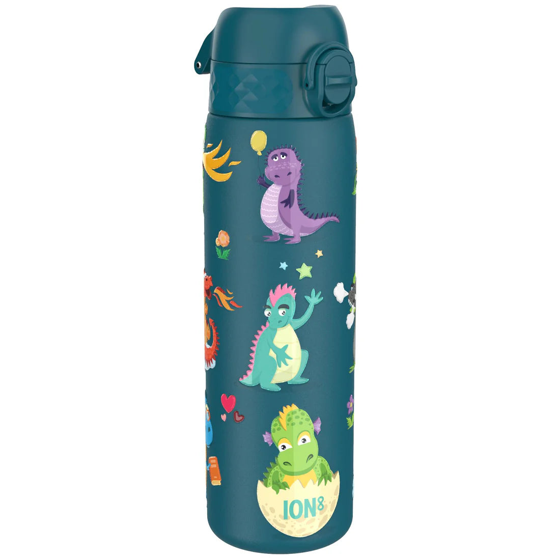 Edelstahl Trinkflasche Ion8 500ml Drache