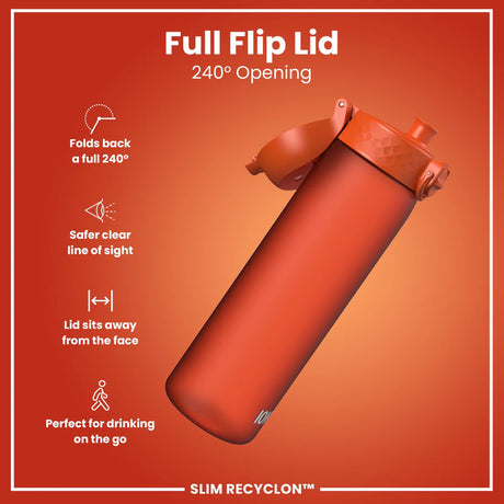 Trinkflasche Ion8 500ml Dunkelorange