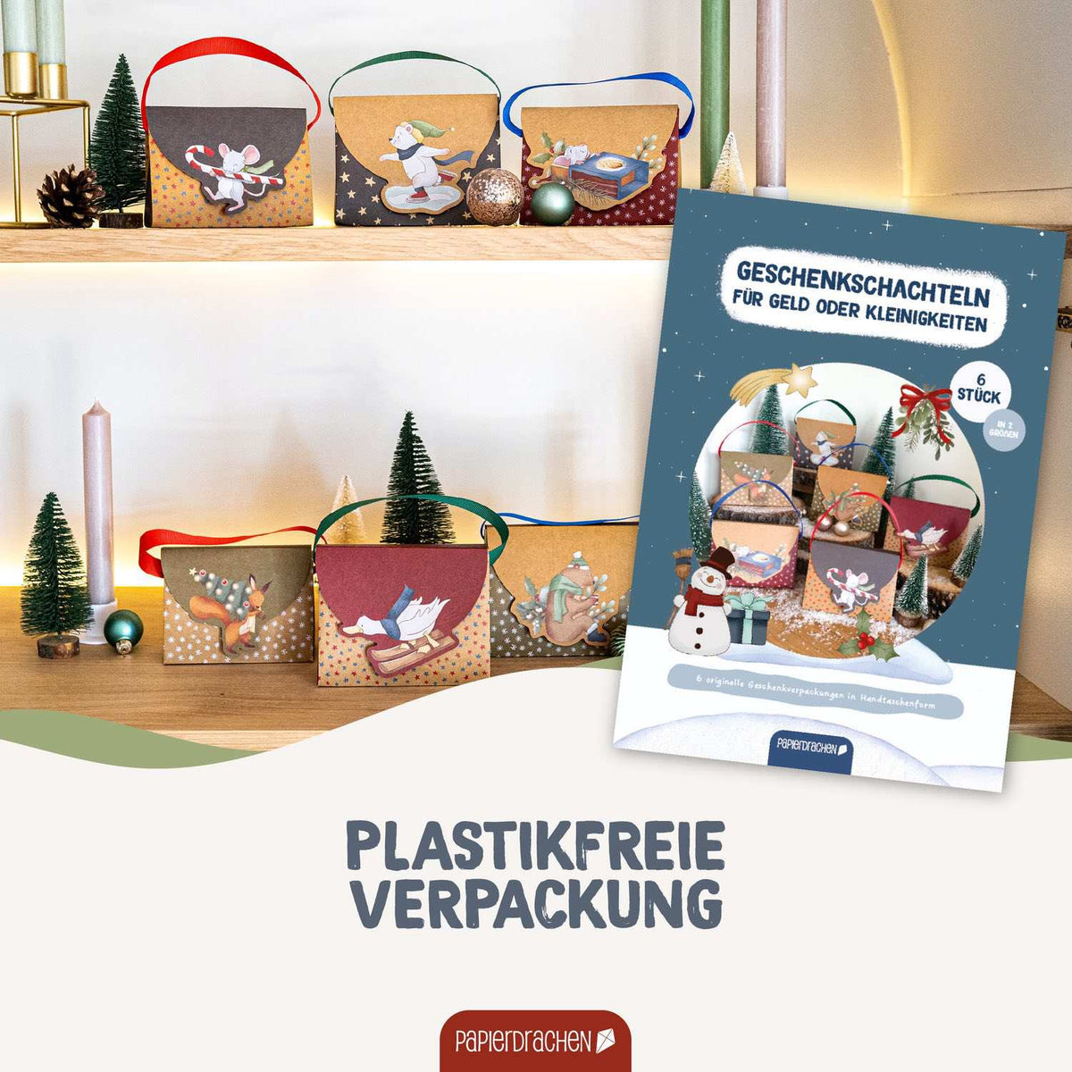 Adventskalender Handtaschen Wintertiere