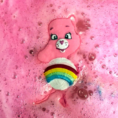 Badekugel handgemacht Glücksbärchi Pink
