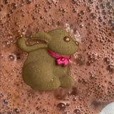 Badekugel handgemacht Hase Braun