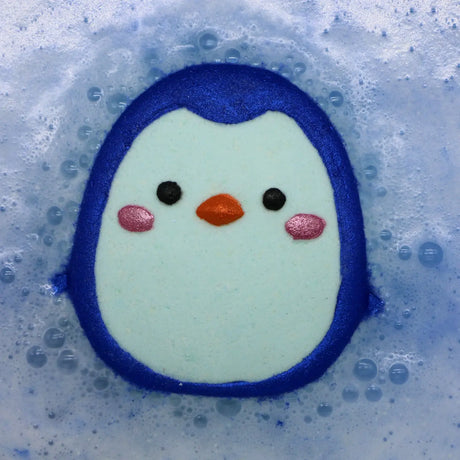 Badekugel Mini handgemacht Pinguin