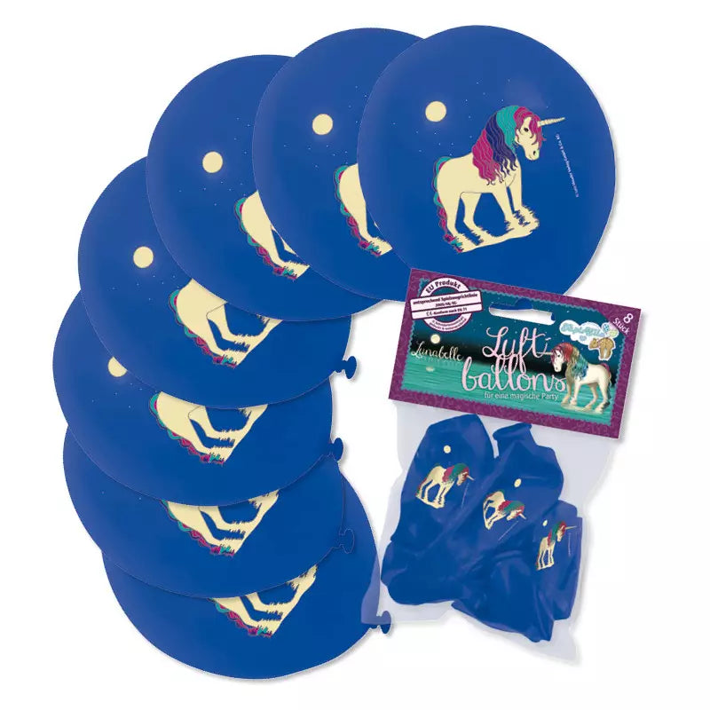 Geburtstagdeko Ballon Einhorn
