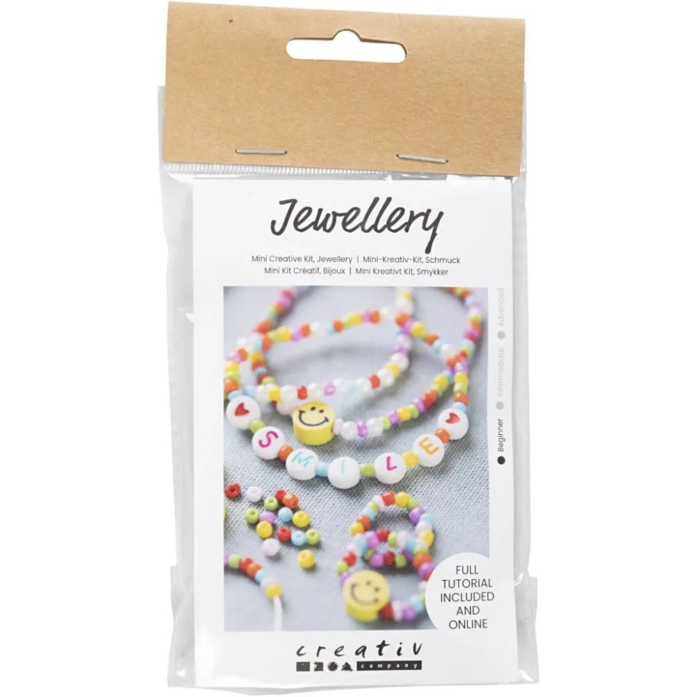 Bastelset Kinder Schmuck Mini Smiley