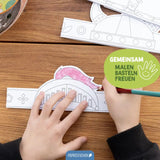 Bastelset Papierkronen Abenteuerhelden