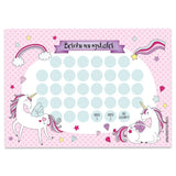 Belohnungstafel Einhorn Rosa