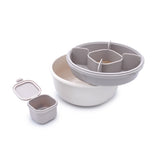 Bento Salatbehälter Tupper Grau