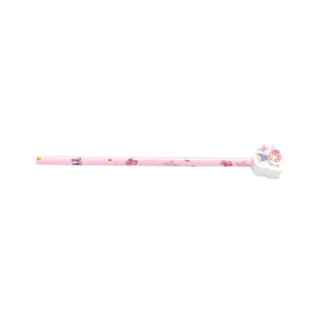 Bleistift Regenbogenstift mit Radiergummi Fee