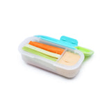 Znünibox Snackbox mit Dippebhälter Türkis