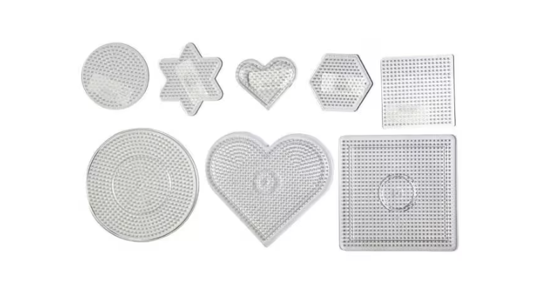 Bügelperlen Schablonen Steckplatten Set Medium