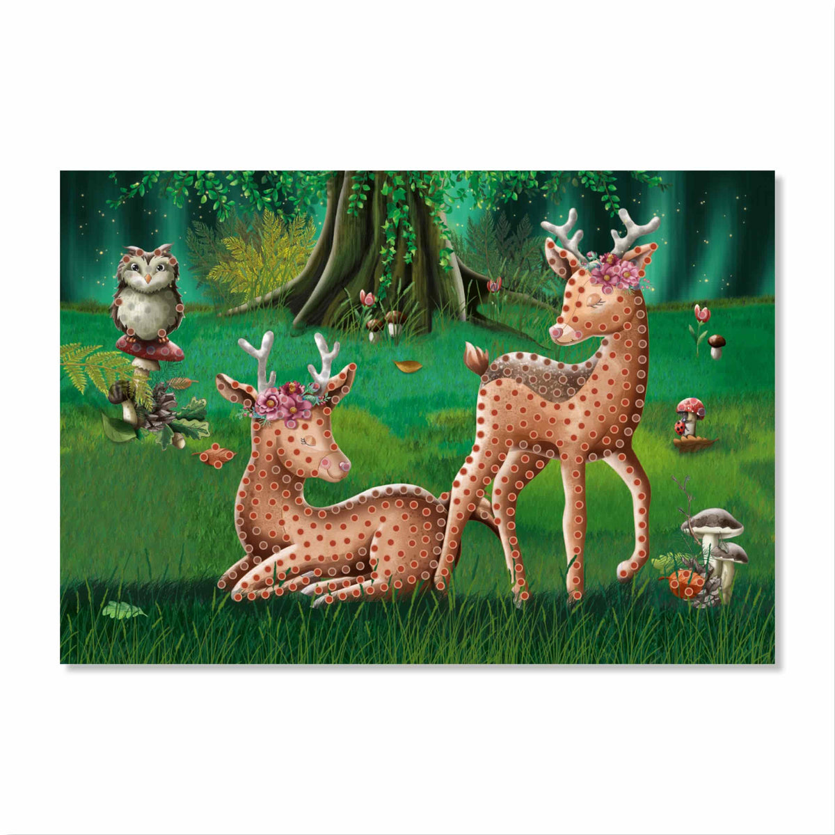 Diamond Painting Waldtiere