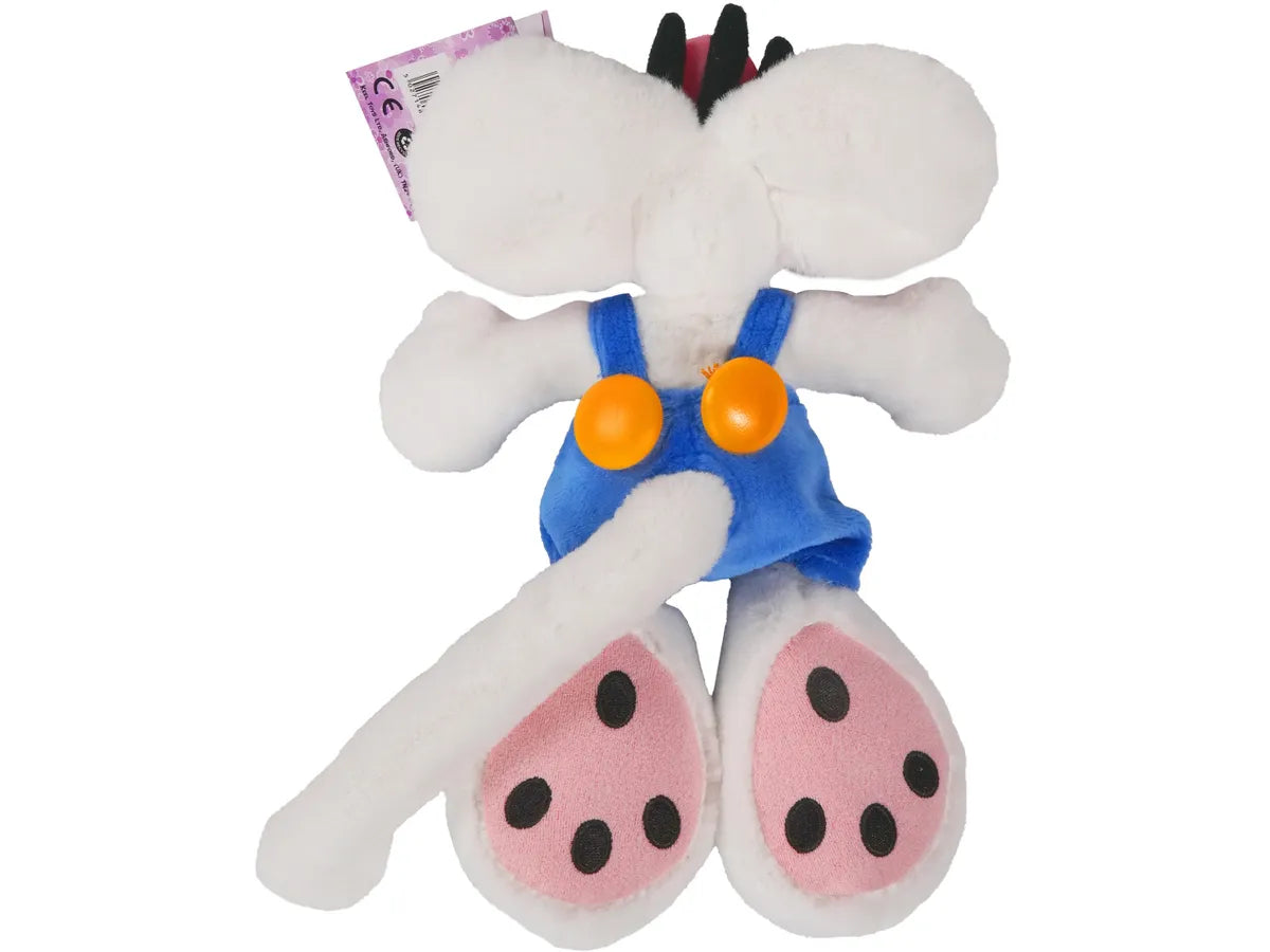 Diddl Plüschmaus Kuscheltier 20cm mit Latzhose Blau